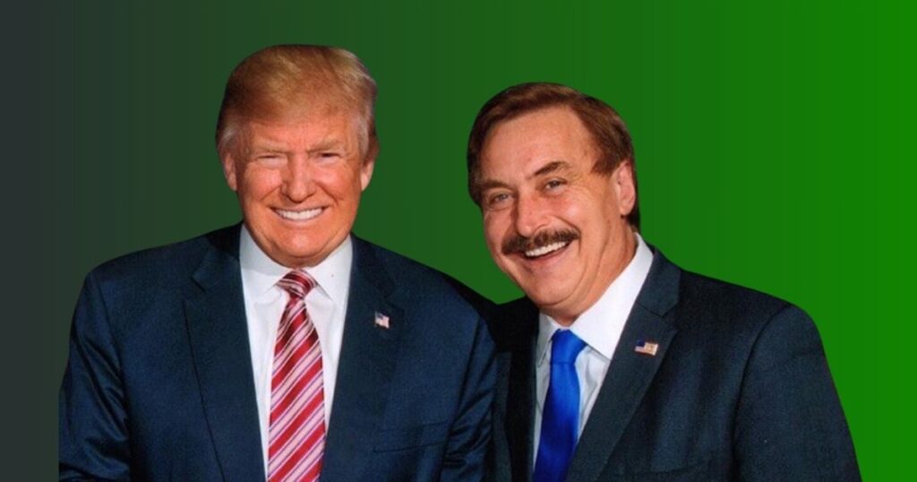 Mike Lindell Net Worth 2025: Bio, Career, Age, Height, Wife & More Mike Lindell with Donald Trump